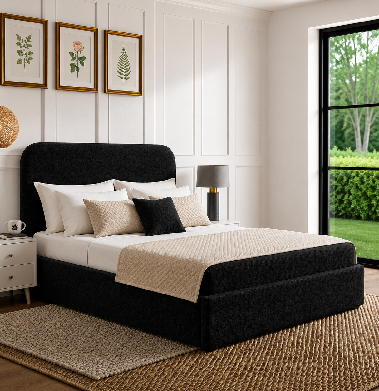 Sienna Ottoman Storage Bed Frame