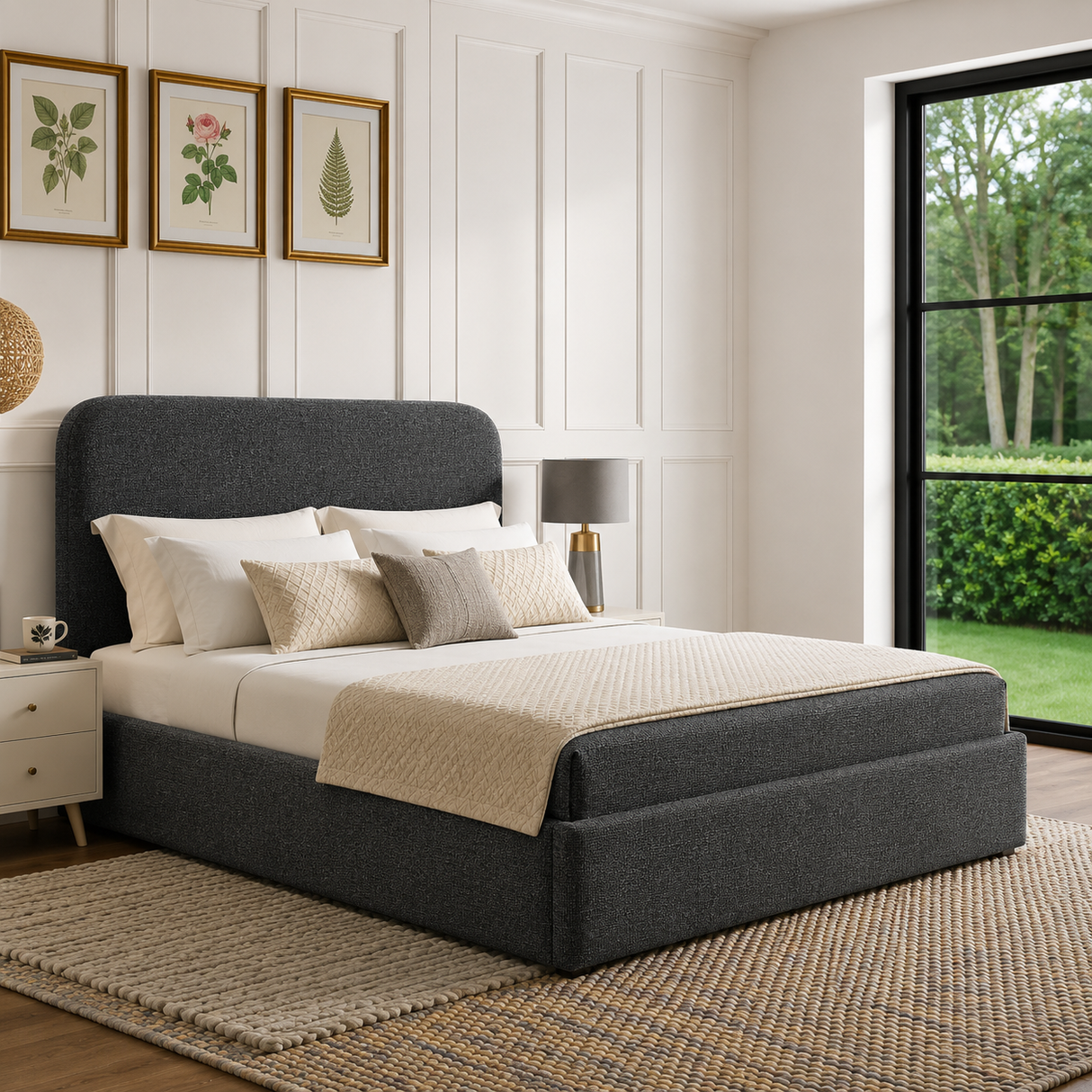 Sienna Ottoman Storage Bed Frame