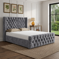 Isla Wingback Ottoman Storage Bed
