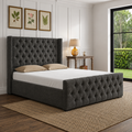 Isla Wingback Ottoman Storage Bed