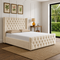 Isla Wingback Ottoman Storage Bed