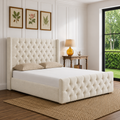Isla Wingback Ottoman Storage Bed