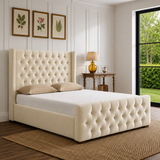 Isla Wingback Ottoman Storage Bed