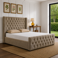 Isla Wingback Ottoman Storage Bed