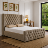 Isla Wingback Ottoman Storage Bed