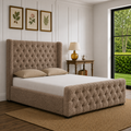 Isla Wingback Ottoman Storage Bed