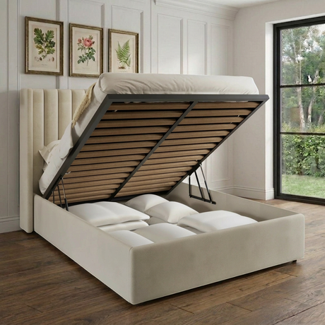 Elora Wingback Ottoman Storage Bed The Bed Loft