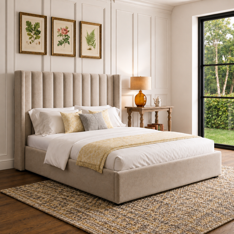 Elora Wingback Ottoman Storage Bed The Bed Loft