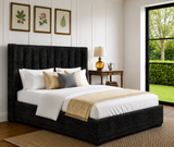 Elora Wingback Ottoman Storage Bed