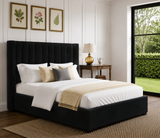 Elora Wingback Ottoman Storage Bed