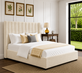 Elora Wingback Ottoman Storage Bed