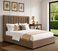 Elora Wingback Ottoman Storage Bed