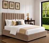 Elora Wingback Ottoman Storage Bed