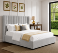 Elora Wingback Ottoman Storage Bed