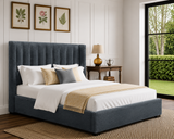 Elora Wingback Ottoman Storage Bed