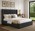 Elora Wingback Ottoman Storage Bed