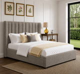 Elora Wingback Ottoman Storage Bed