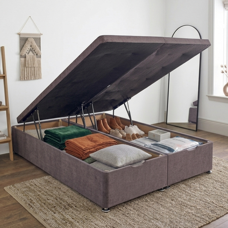 End Lift Ottoman Storage Divan Bed Base The Bed Loft