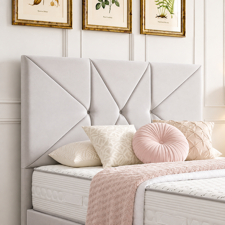 Evelyn Upholstered Button Headboard The Bed Loft