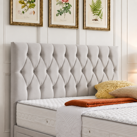 Holly Upholstered Button Headboard The Bed Loft