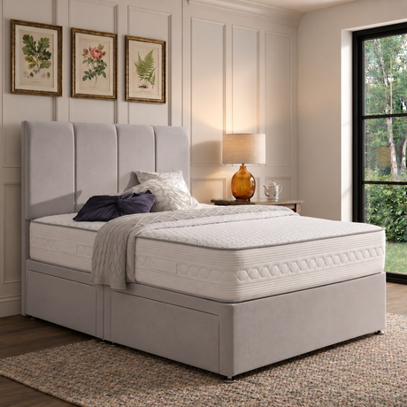 Hazel Divan Bed Set With Headboard The Bed Loft