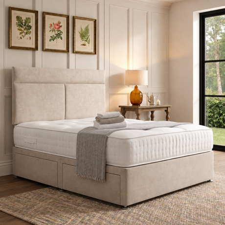 Garda Divan Bed Set With Headboard The Bed Loft