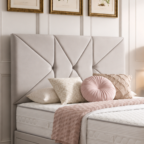 Evelyn Divan Bed Set With Button Headboard The Bed Loft