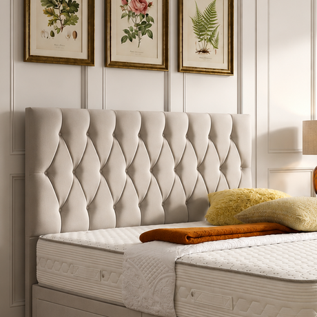 Holly Divan Bed Set With Button Headboard The Bed Loft