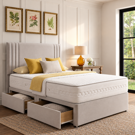 Elowen Divan Bed Set With Headboard The Bed Loft