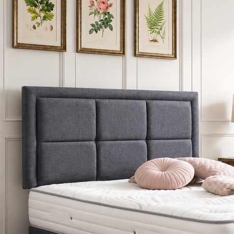 Reed Divan Bed Set With Button Border Headboard The Bed Loft