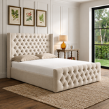 Isla Wingback Ottoman Storage Bed