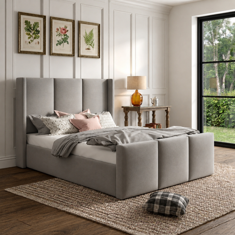 Lumi Wingback Ottoman Storage Bed The Bed Loft