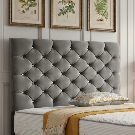 Maple Divan Bed Set With Tall Button Headboard and Footboard The Bed Loft