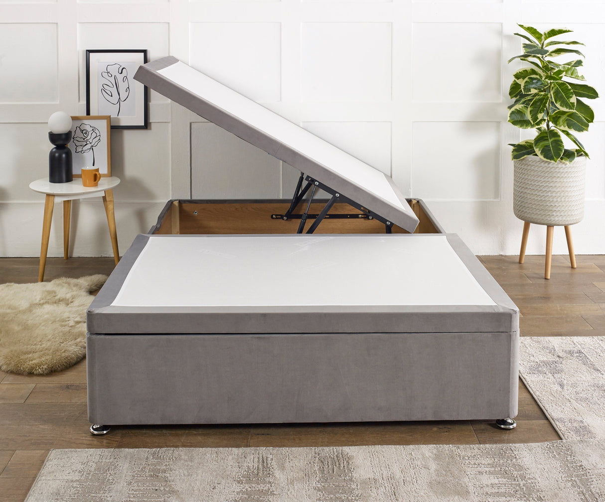 Side Lift Ottoman Storage Divan Bed Base