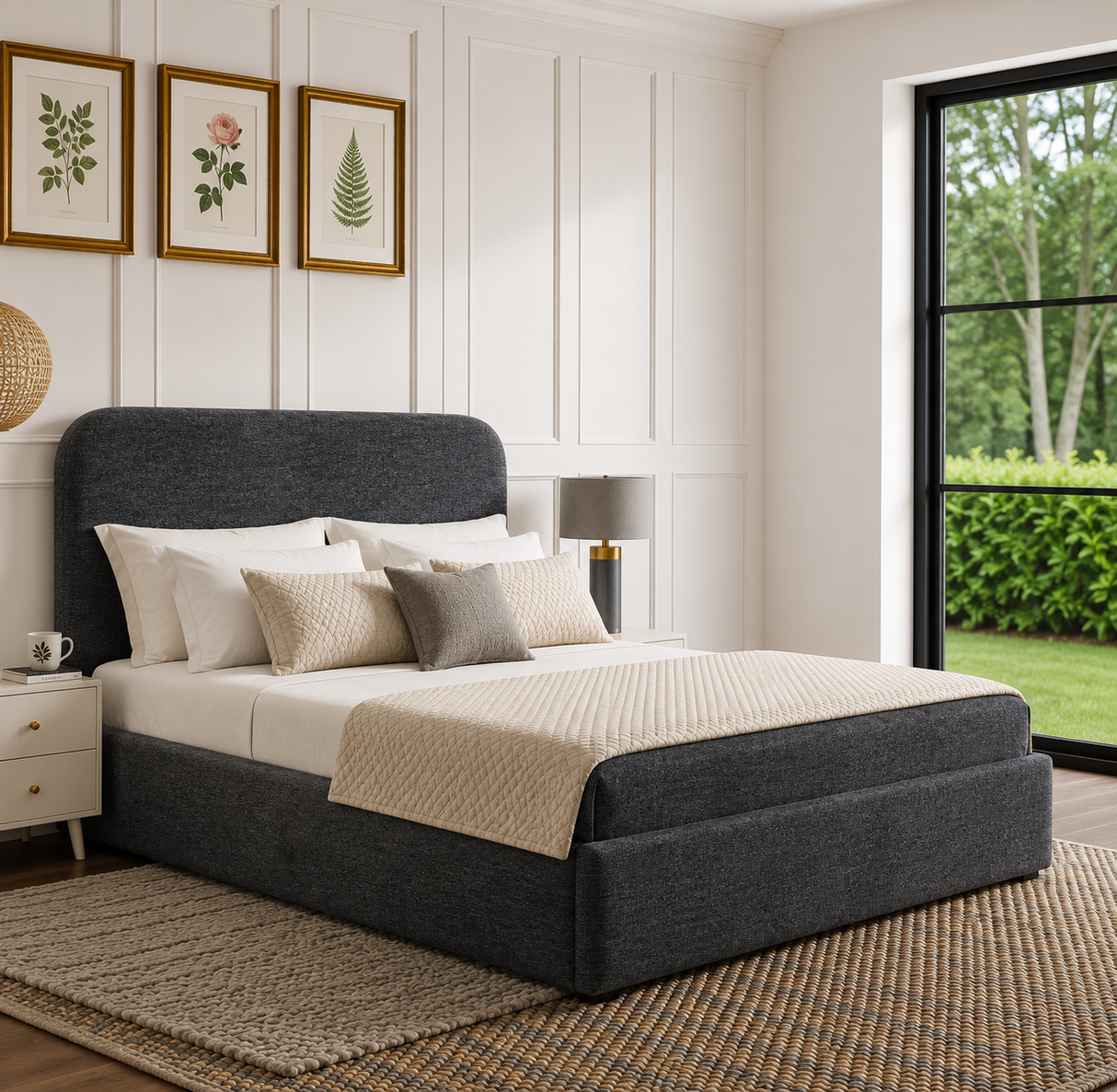 Sienna Ottoman Storage Bed Frame