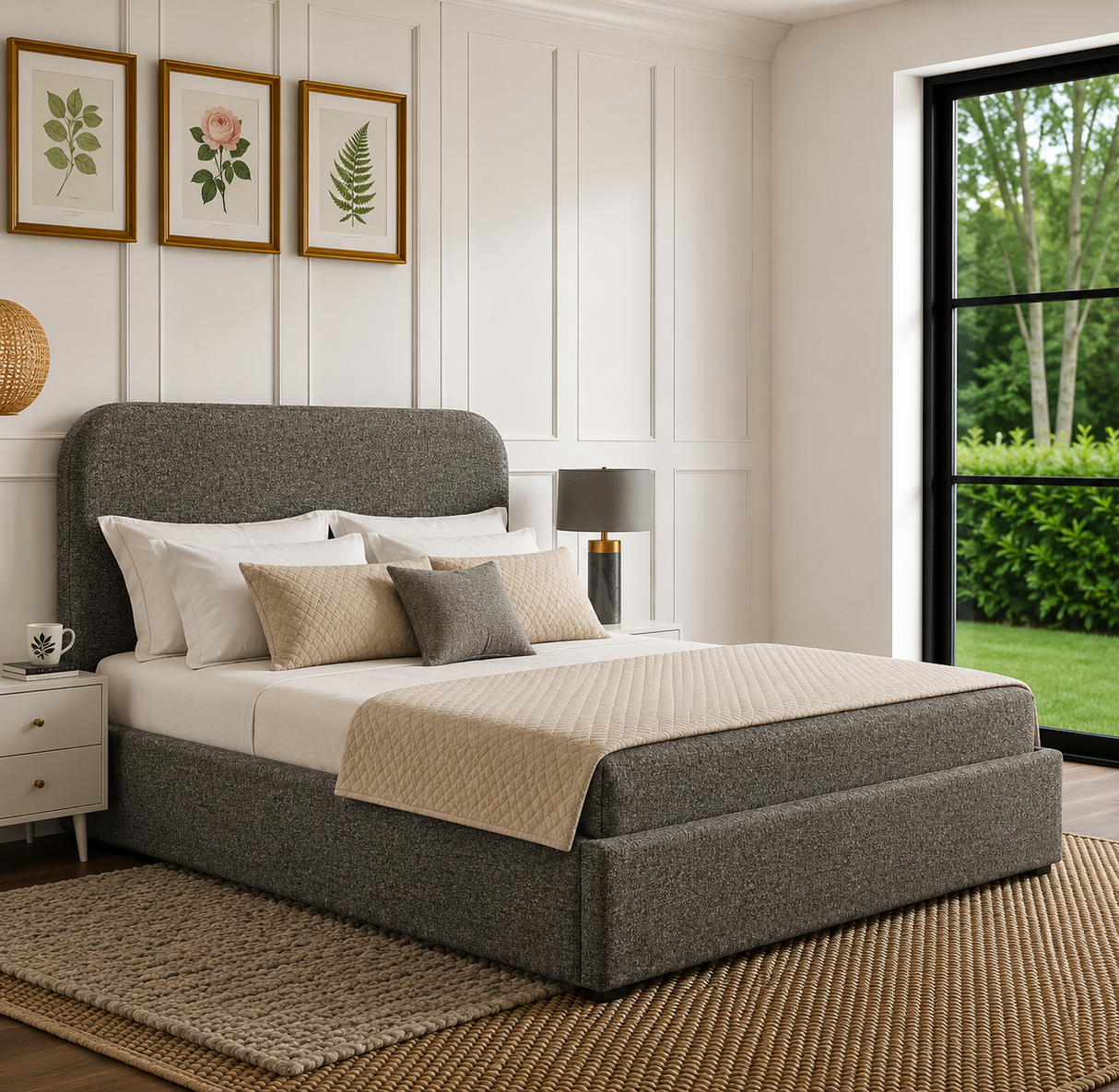 Sienna Ottoman Storage Bed Frame